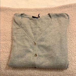 Out From under urban outfitters grey waffle knit